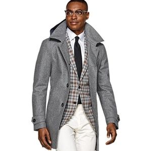 SuitSupply Rivington gray raincoat Size 40